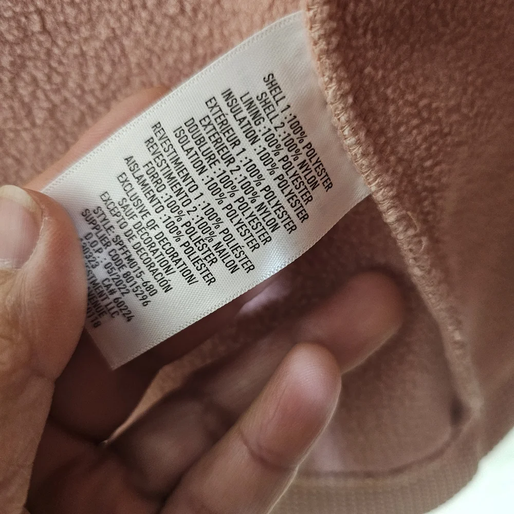 Spyder Pink Quilted Fleece Zip Jacket Women’s S Winter Cozy Ski Streetwear - Picture 7 of 12